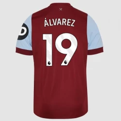 West Ham United Alvarez #19 Fotballdrakter 2023-24 Hjemmedrakt Mann